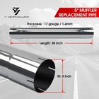 Jy Performance 5  Muffler Replacement Pipe  5 Inch Stainless Steel 5 