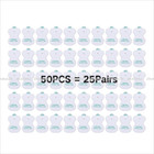 50pcs Massager   Electrode Snap On Replacement Pads For Pulse Tens Unit