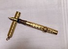 Exc Cond Conklin Gold-fill Ring Top Crescent Fountain Pen
