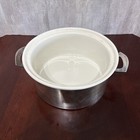Vintage Reed Barton Chafing Dish Server Silver With Hall White Insert 1153 Usa