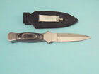 Boot Knife 203403 Black Wood Dagger Full Tang Knife 7 1 2  Overall Pa3403 New 