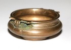 Antique Metal Bowl Asian Censer   Urli - 2 5  Across               Estate Brass