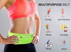 Sport Fanny Pouch Running Belt Waist Pack Bag Phone Holder For Iphone Size M