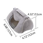 Hamster Carrier Bag Portable Outdoor Travel Handbag With Adjustable Single Sh   