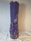 Vera Bradley Purple Yoga Mat W Mesh Carry Bag Strap Pocket 24x67 Exercise