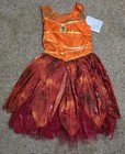 Disney Store Fairies Fawn Costume Dress Lg 9 10 Boots 2 3 Wings Neverbeast New
