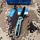 Benchmade Osborne 940bk-2004 Jade Handle Black Cpm-m4 Blade Axis   Folding Knife