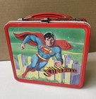 Superman Aladdin 1978 Vintage Lunch Box And Thermos