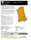 Tillman 1155 Cowhide Leather Stick Mig Welding Welders Lined Work Gloves Large