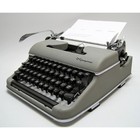 Vintage 1954 Olympia De Luxe Sm3 Typewriter Light Green Germany