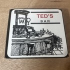 Set Of 6 Vintage Port Douglas Great Barrier Reef Coasters Plastic And Cork - Ted