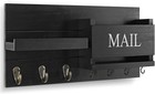 Mail Organizer For Wall Mount     Key Holder With Shelf Includes Letter Holder