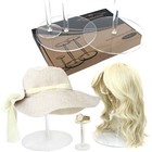 Acrylic Hat  Wig And Watch Stand Tabletop Display Stand  Set Of 3  taesaram 