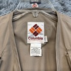 Vintage Columbia Fly Fishing Vest Mens Brown Multi Cargo Hunting Safari Med lrg