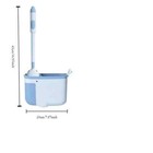 Silicone Toilet Brush   Holder Set Toilet Brush Scrubber Whale Shape
