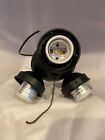 Hampton Bay Universal 3-light Led Indoor Ceiling Fan Light Kit  Bronze Color