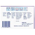 Super Poligrip Comfort Seal Denture And Partials Adhesive Strips  40 Count