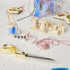 140 Pieces Unfinished Wooden Spools For Crafts  Ribbon  Thread  3 Assorted Sizes