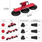  Sucker Bike Rack For Car Roof Suction Cup Bicycle Carrier Quick 1-bike Red