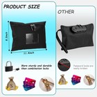 Cash Bag With Lock And 2 Keys Money Bag For Cash With Lock 11 4   8 3inch Money