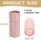 10pcs Kraft Paperboard Tubes 10ml Round Cardboard Tube Box Container  Pink