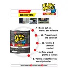 Flex Seal Liquid Black 1 Gal  Liquid Rubber Sealant Coating  2-pack 