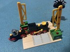 Brio Wooden Railway Crossing Toy Train Track  Sign And Train Set With Bell Back 