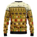 Beer Christmas Sweater  Funny Santa Ugly Xmas Jumper  Wonderful Time For A Beer