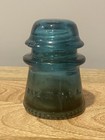 Antique Vintage Hemingray No 16 Glass Insulator Diy Light Lamp Blue Green Teal