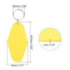 10 X Vintage Motel Keychain Blank Hotel Keychains Key Tag Light Yellow