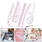 Premium Sewing Ruler Set With 7 Different Styles For Superior Pattern Making