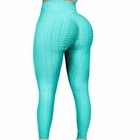 Women s Butt Lifting Textured High Waist Ruched Scrunch Yoga Workout Leggings