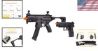 Ultimate Mpx Spring Airsoft Rifle   P226 Pistol Package - Lightweight Accuracy