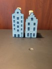 Vtg Klm Blue Delft House By Bols Royal Distilleries Holland  33 And  34 Sealed