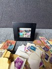 Vintage Postage Stamp Collection Lot With Various Worldwide Stamps And Envelopes