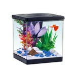 1 5 Gallon Starter Plastic Tank W  Filter   Led Light Ideal Bettas   Shrimp  New