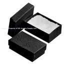 200 Black Swirl Cotton Fill Jewelry Packaging Gift Boxes 2 5 8  X 1 1 2  X 1 