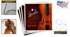 Quality Nickel-plated Bronze Violin String Set - G-d-a-e For Children 1 2   1 4