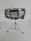 Vtg 1980 Ludwig Acrolite Lm404 Snare Drum 5x14 Rounded B o Badge W  Case   Stand