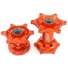 Kke Cnc Front Rear Orange Hubs Sub-assy For 03-2024 Ktm Sxf Xc Xcw Exc 125-530cc