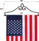 Anley Wrought Iron Garden Flag Hanger - Garden Banner Holder