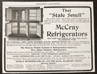 Antique Home Ice Box Mccray Refrigerator Co Kendallville  Ind  Vtg 1903 Print Ad