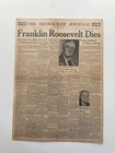 1945 Original Newspapers Lot Of 10 Pages  Mounted  Fdr hitler truman atom peace