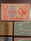 Us Military Payment Certificates Mpc Series 681 Complete Set 5c 10c 25c 50c  1