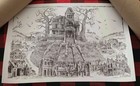 Stephen King Country  Set Of 4 Ltd Ed Maps - Derry  Salem   s Lot  Castle  Barrens
