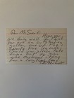 Sam Snead Golf Signed Autograph Index Card Psa Dna J2f1c