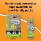 Bic Wite Out Ez Correct Tape 39 3 Feet 2 Pack White Fast Clean Tear Resistant