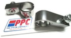 5 8 id Billet Aluminum Show  Polished Titanium Gray Line Mount  P Clamp 2 Pk