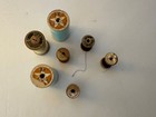 Vintage Lot Of 7 Wooden Spools