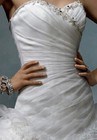  1899      White 10 Corset Wedding Dress Ball Gown Alfred Angelo Couture 2311c New